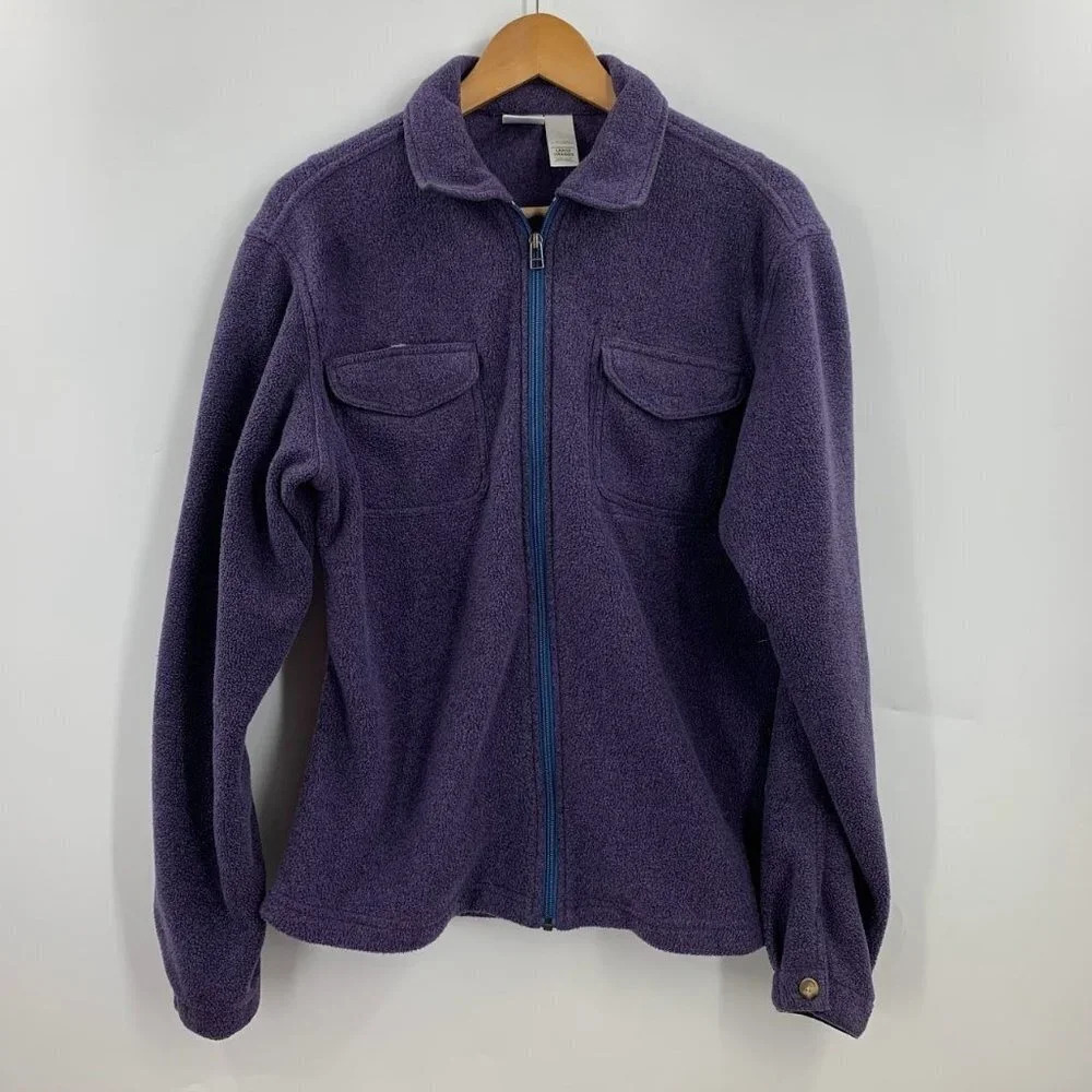 The North Face Women's Polartec Y2K Full Zip Long Sleeve Fleece Size L
